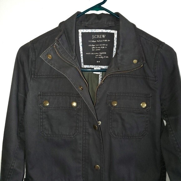 J. Crew - The Downtown Field Utility Boxy Oversized Jacket XXS - Picture 4 of 10